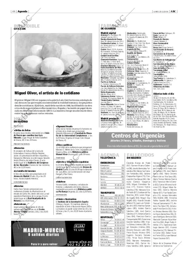 ABC MADRID 20-02-2006 página 44
