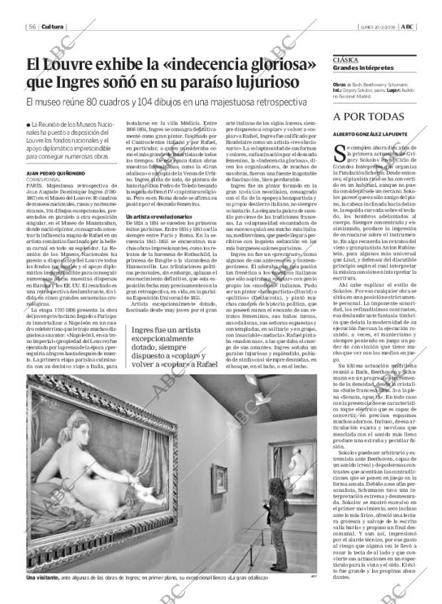 ABC MADRID 20-02-2006 página 56