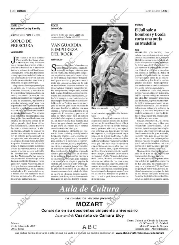ABC MADRID 20-02-2006 página 58