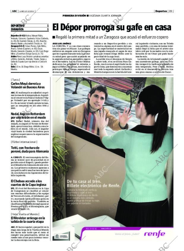 ABC MADRID 20-02-2006 página 89