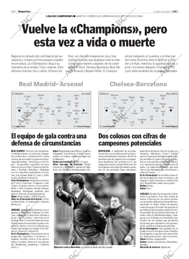 ABC MADRID 20-02-2006 página 94