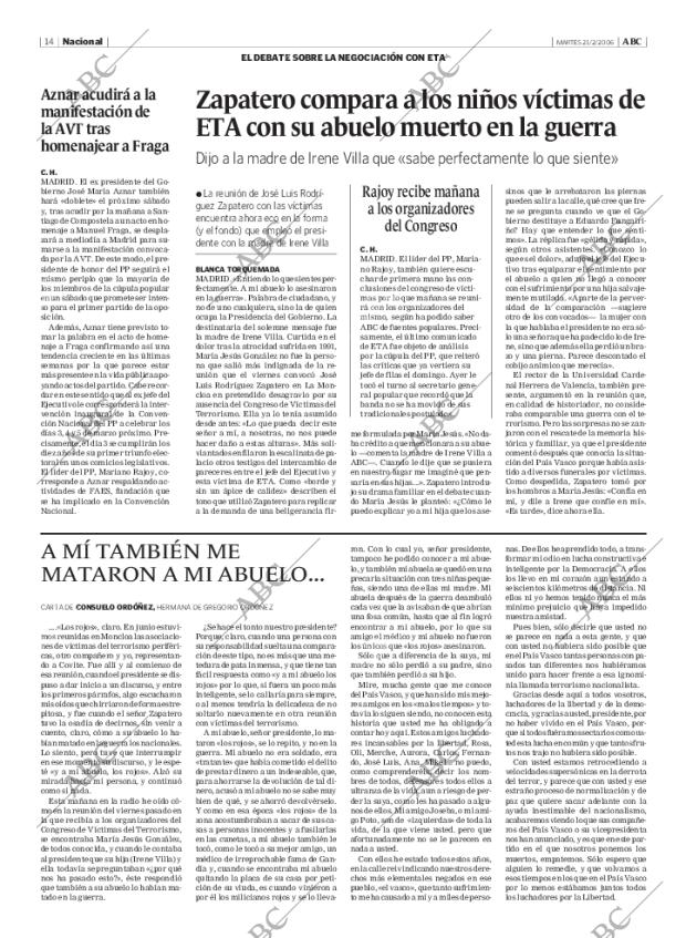 ABC MADRID 21-02-2006 página 14