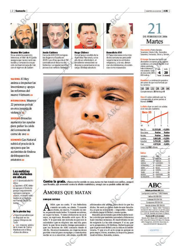 ABC MADRID 21-02-2006 página 2