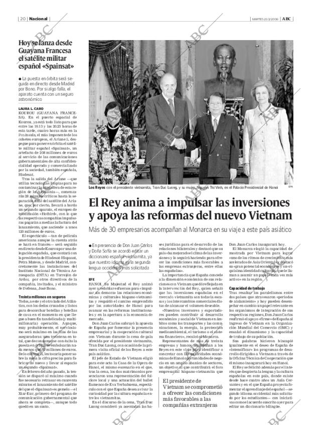 ABC MADRID 21-02-2006 página 20