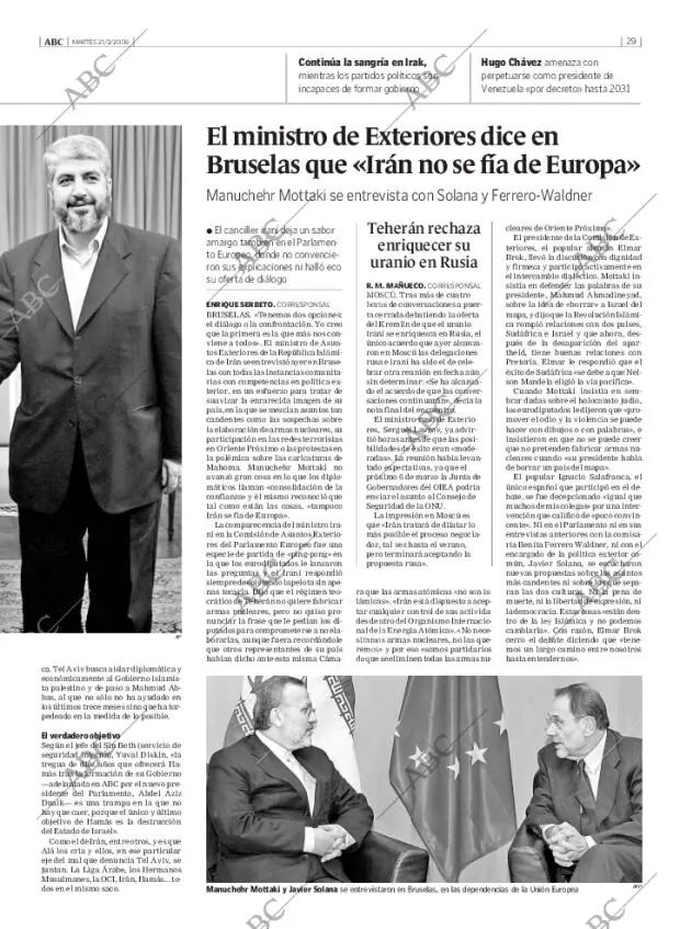 ABC MADRID 21-02-2006 página 29
