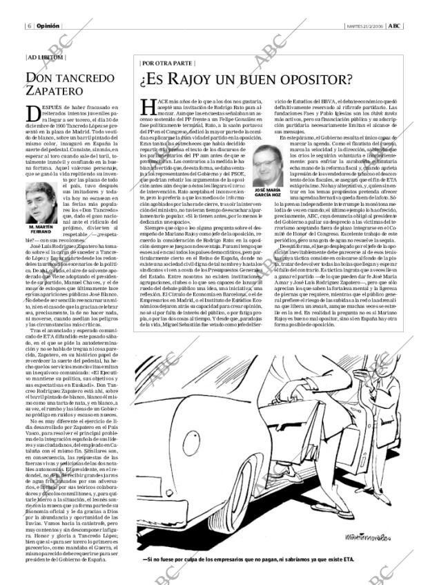 ABC MADRID 21-02-2006 página 6