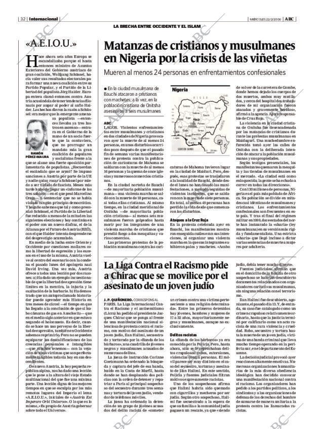ABC MADRID 22-02-2006 página 32