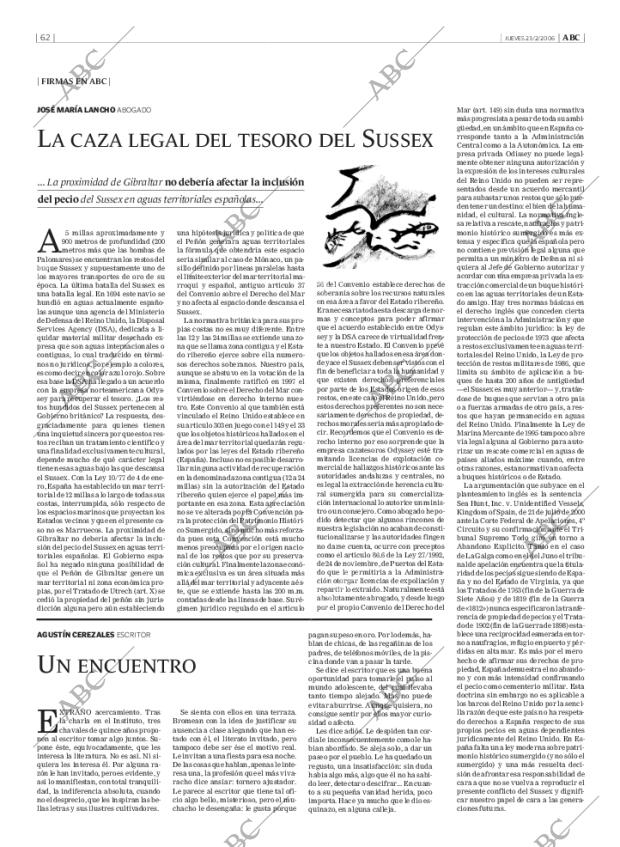 ABC MADRID 23-02-2006 página 62