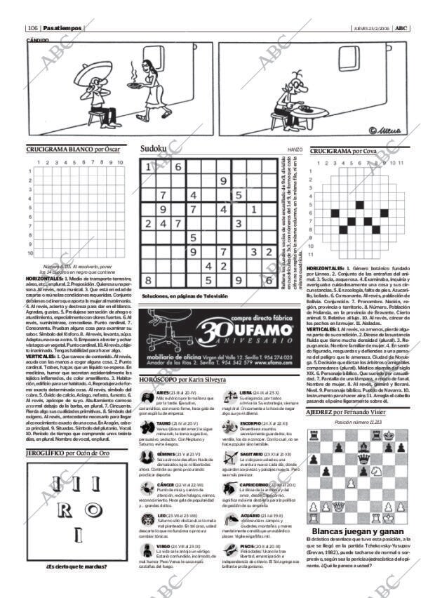 ABC SEVILLA 23-02-2006 página 106