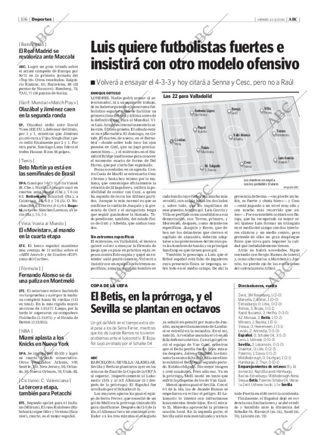 ABC MADRID 24-02-2006 página 106