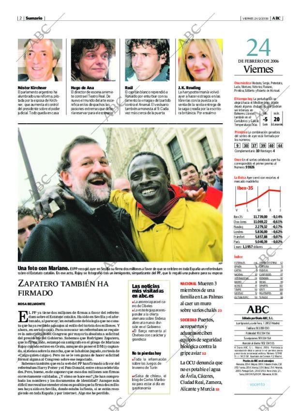 ABC MADRID 24-02-2006 página 2
