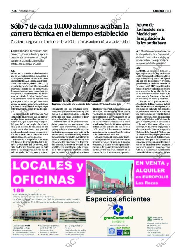 ABC MADRID 24-02-2006 página 55