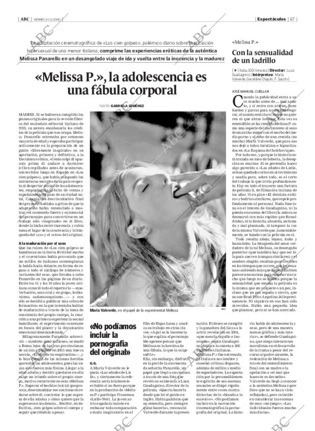 ABC MADRID 24-02-2006 página 67