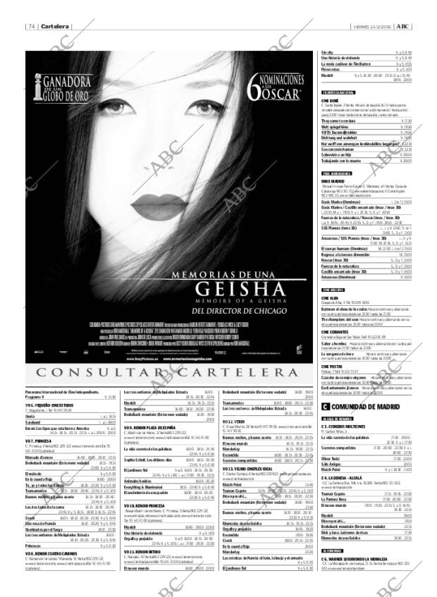 ABC MADRID 24-02-2006 página 74