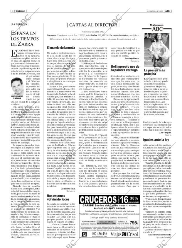 ABC MADRID 24-02-2006 página 8