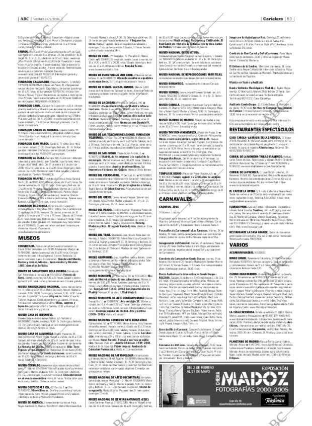 ABC MADRID 24-02-2006 página 83