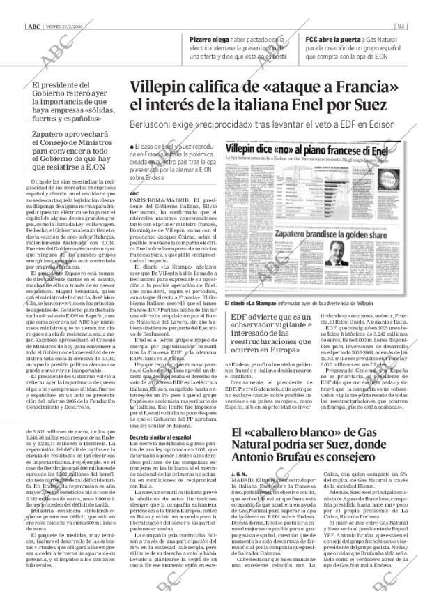 ABC MADRID 24-02-2006 página 93