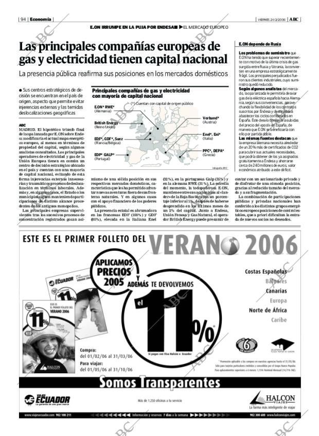 ABC MADRID 24-02-2006 página 94