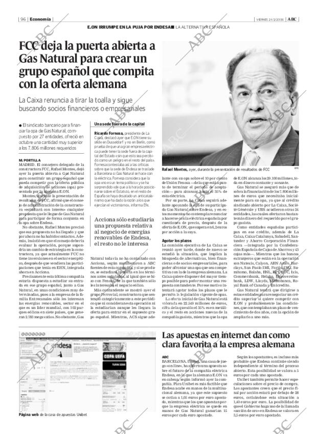 ABC MADRID 24-02-2006 página 96