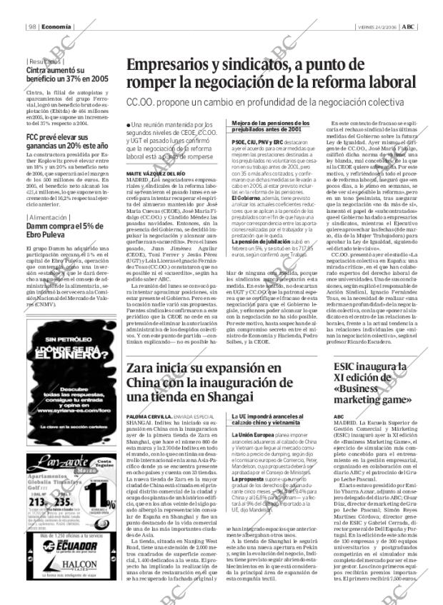 ABC MADRID 24-02-2006 página 98
