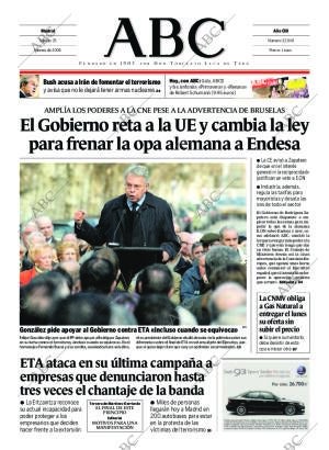 ABC MADRID 25-02-2006 página 1