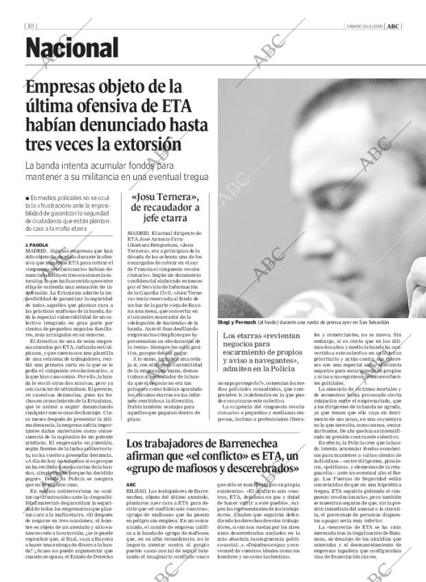ABC MADRID 25-02-2006 página 10