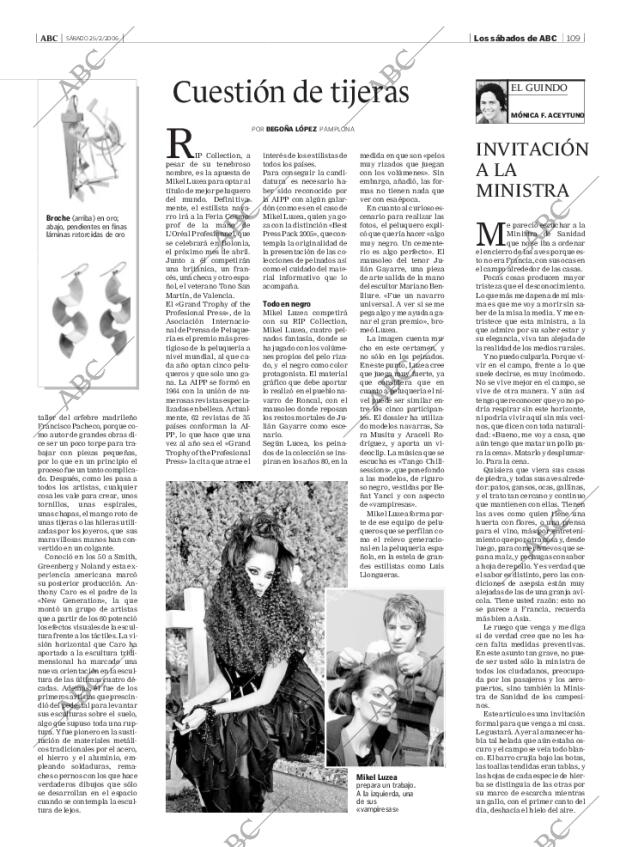 ABC MADRID 25-02-2006 página 109