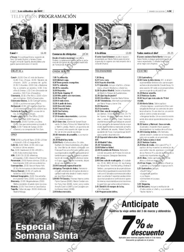 ABC MADRID 25-02-2006 página 122