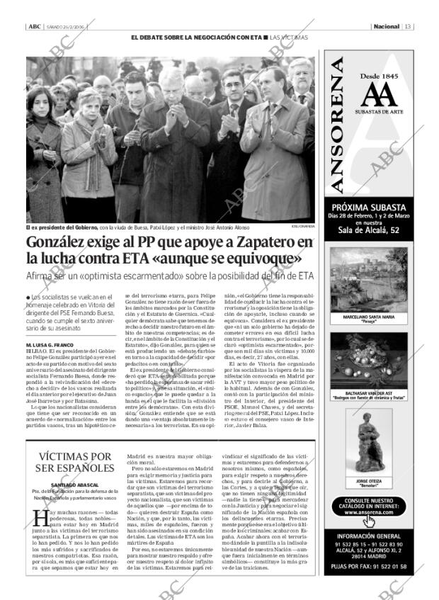 ABC MADRID 25-02-2006 página 13