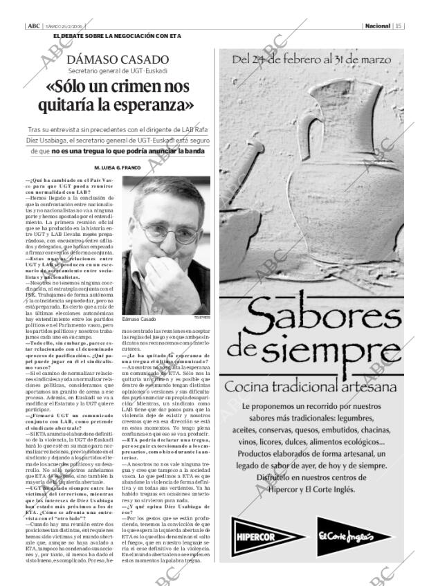 ABC MADRID 25-02-2006 página 15