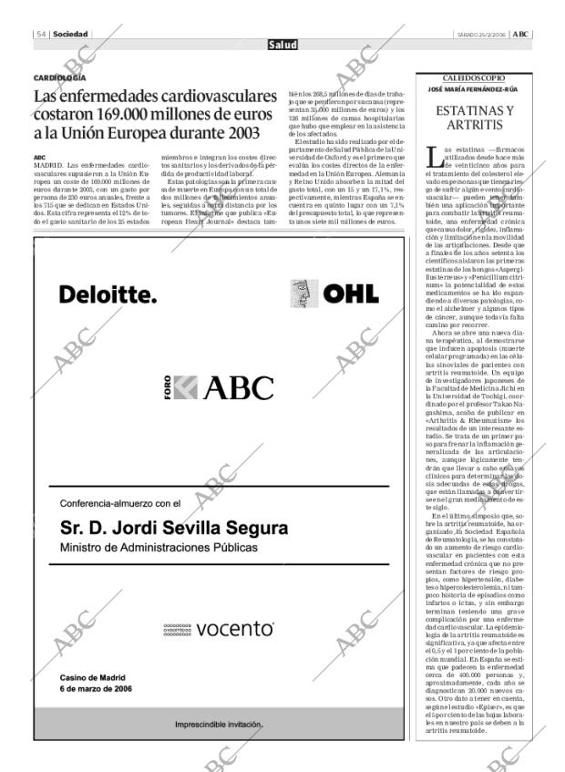 ABC MADRID 25-02-2006 página 54