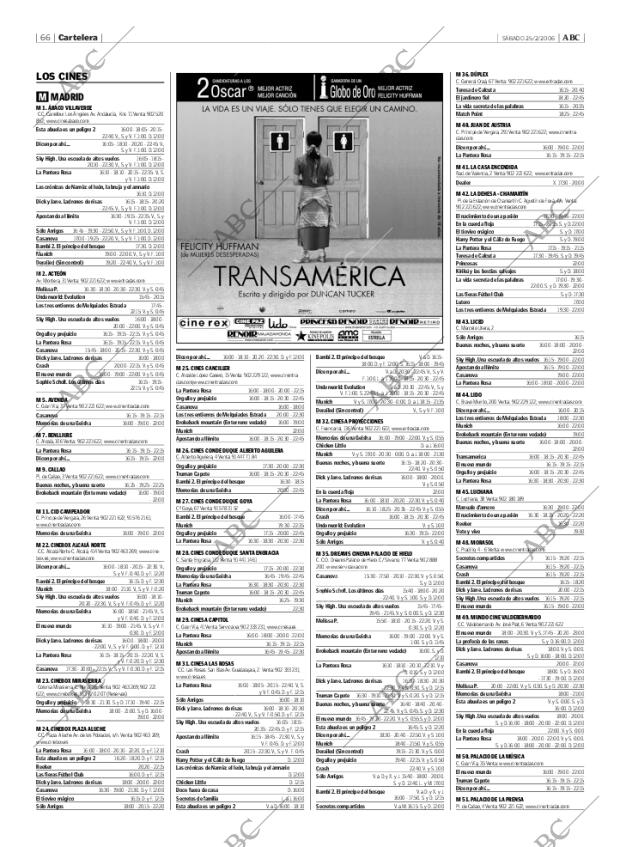 ABC MADRID 25-02-2006 página 66
