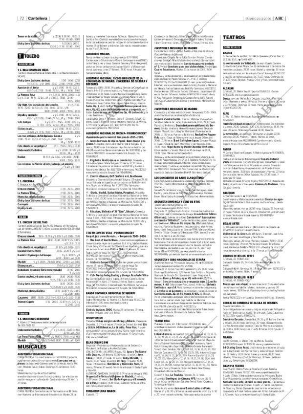 ABC MADRID 25-02-2006 página 72