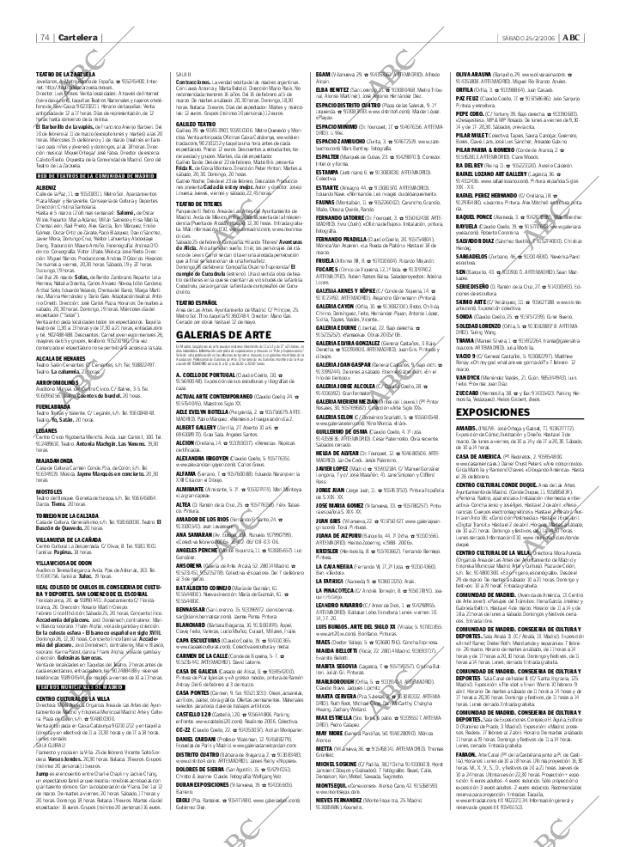 ABC MADRID 25-02-2006 página 74