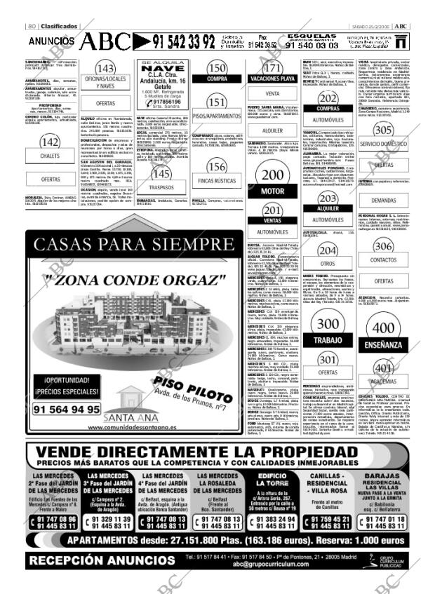 ABC MADRID 25-02-2006 página 80