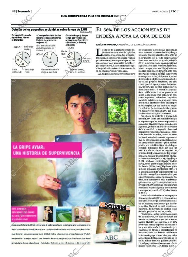 ABC MADRID 25-02-2006 página 88