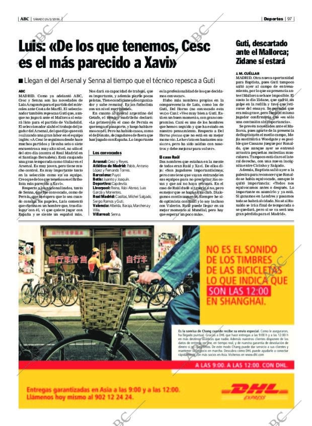 ABC MADRID 25-02-2006 página 97