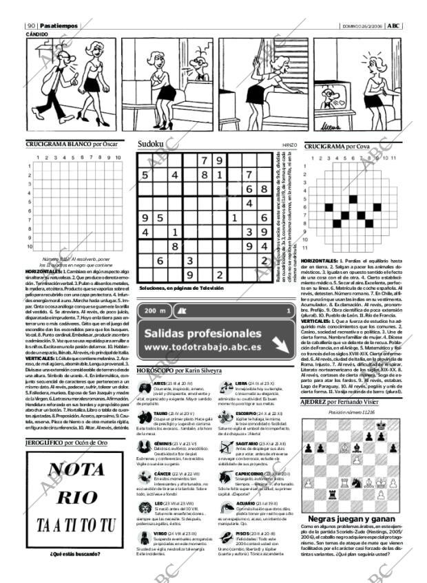 ABC MADRID 26-02-2006 página 106
