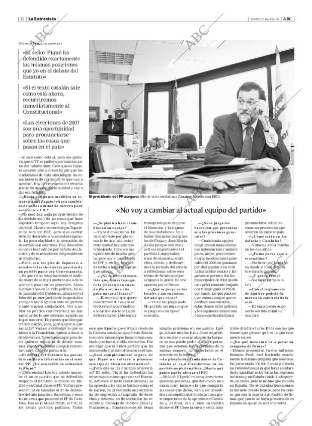 ABC MADRID 26-02-2006 página 12
