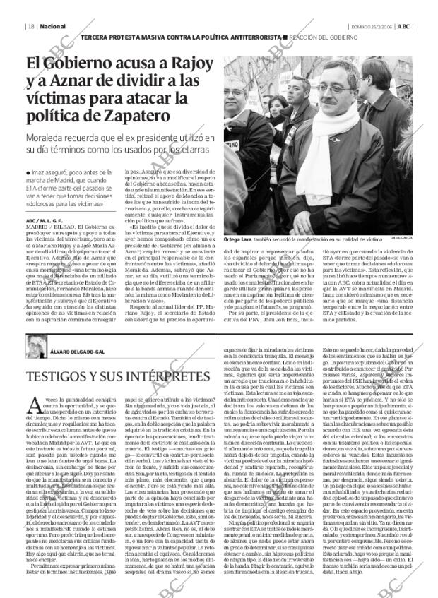 ABC MADRID 26-02-2006 página 18