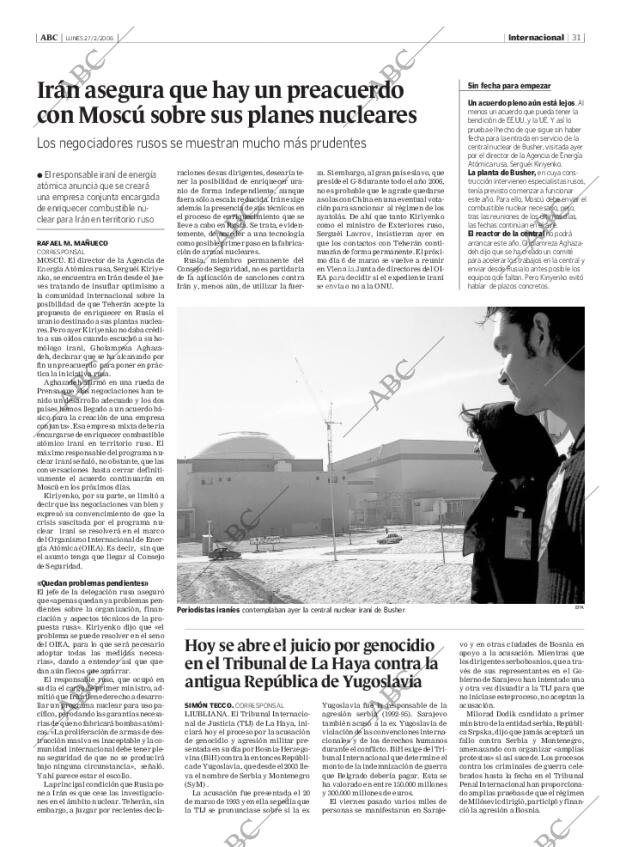 ABC MADRID 27-02-2006 página 31
