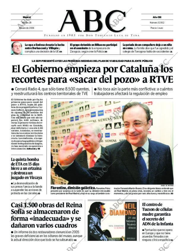 ABC MADRID 28-02-2006 página 1
