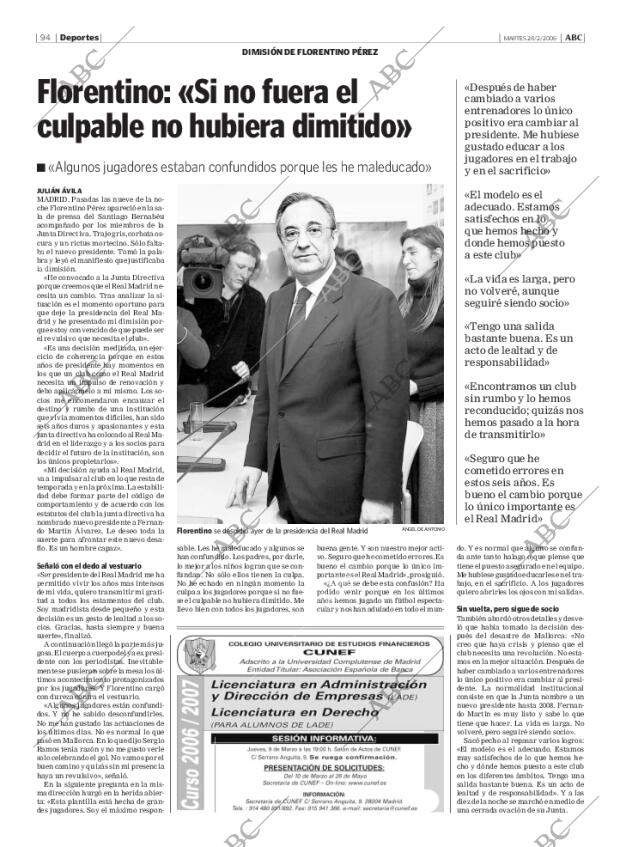 ABC MADRID 28-02-2006 página 94
