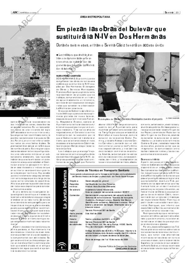 ABC SEVILLA 28-02-2006 página 23