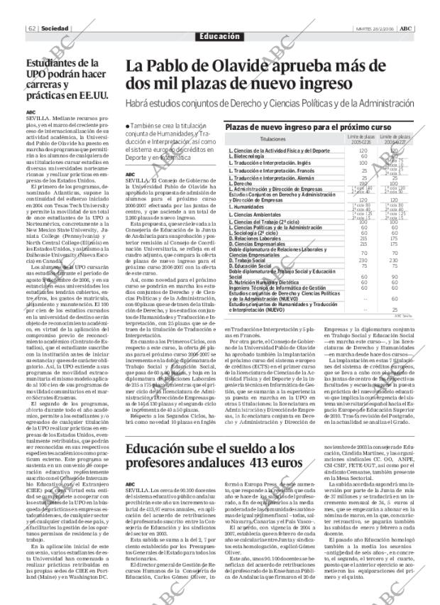 ABC SEVILLA 28-02-2006 página 62