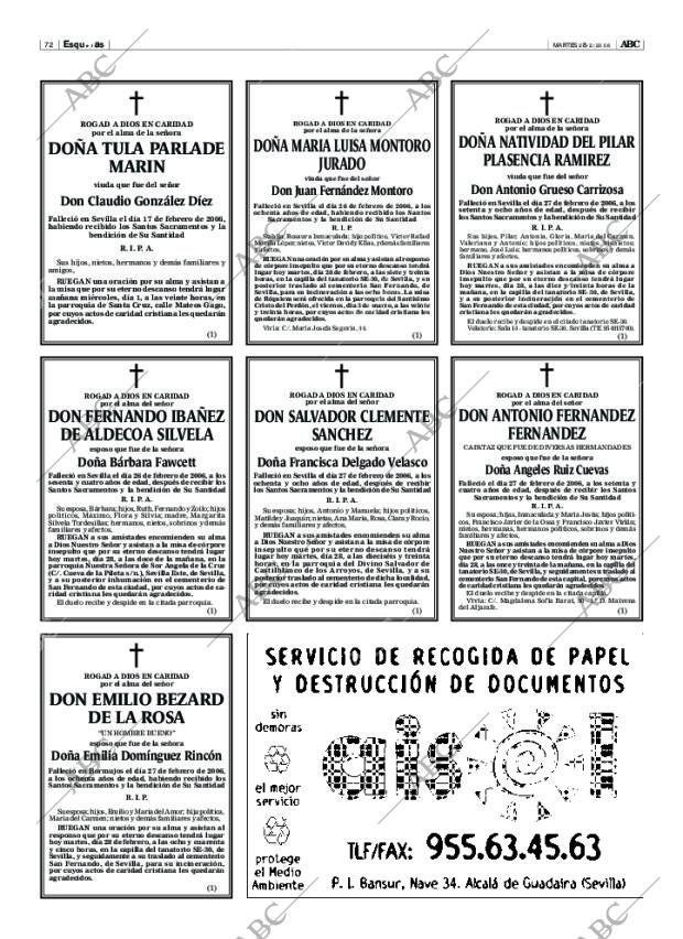 ABC SEVILLA 28-02-2006 página 72