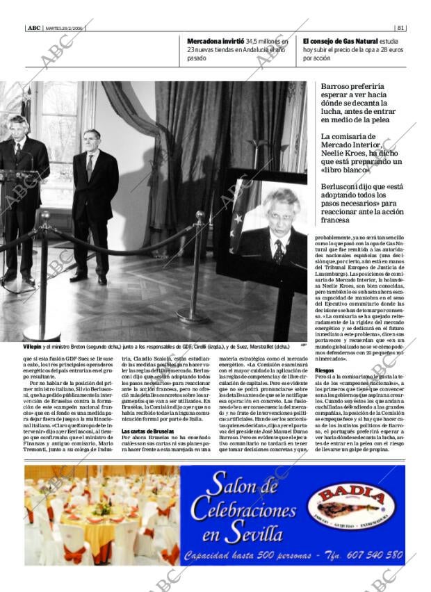 ABC SEVILLA 28-02-2006 página 81