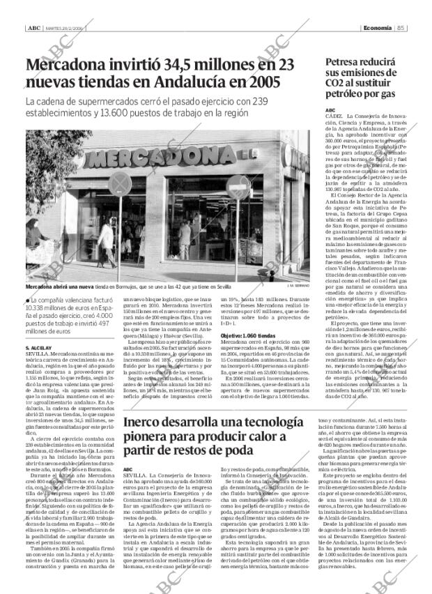 ABC SEVILLA 28-02-2006 página 85