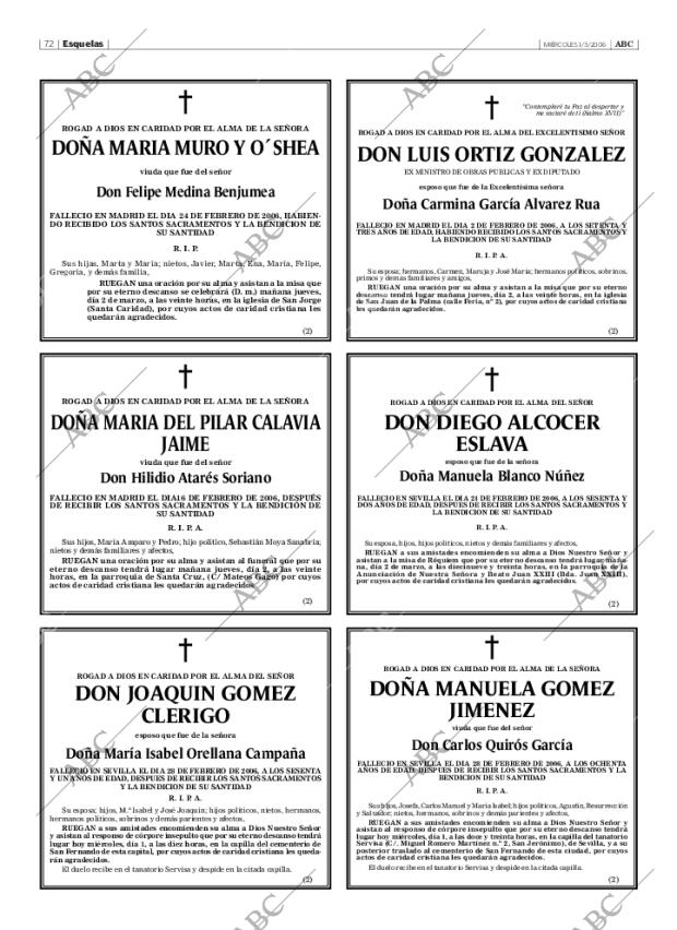 ABC SEVILLA 01-03-2006 página 72