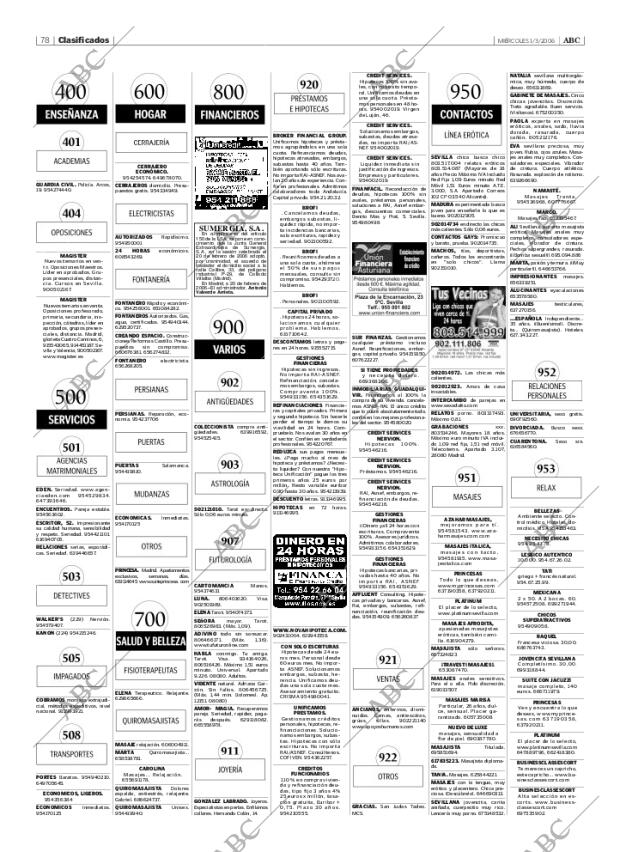 ABC SEVILLA 01-03-2006 página 78